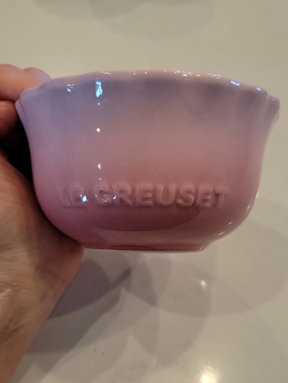 Le Creuset Rose Quartz Frill Bowl